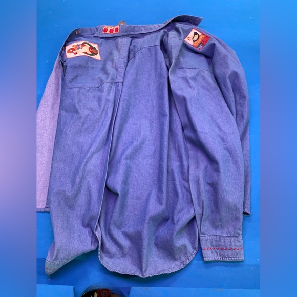Woman’s Country theme button shirt size Lg - Picture 3 of 3